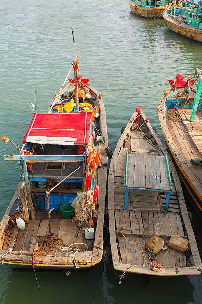 istock Fishing boats in Vietnam 547155772