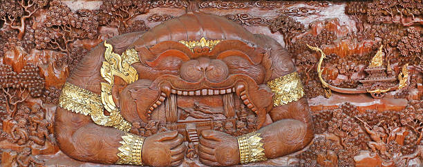 istock Ramayana story at the temple wall 547155918