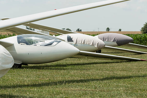 istock gliders at green airfield 547162772