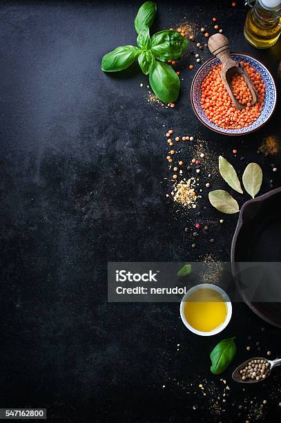 Food Frame Or Healthy Food Concept On A Vintage Background Stock Photo - Download Image Now