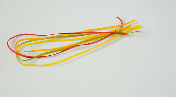 istock Healthy food concept: different kinds of colorful raw italian pasta 547162982