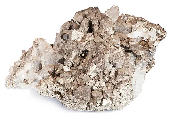 Photo of Zinc ore with crystals