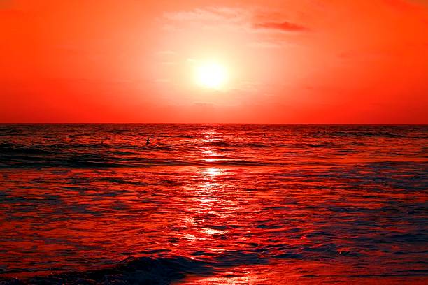 istock beautiful sunset on the beach Pacific Ocean. 547168366