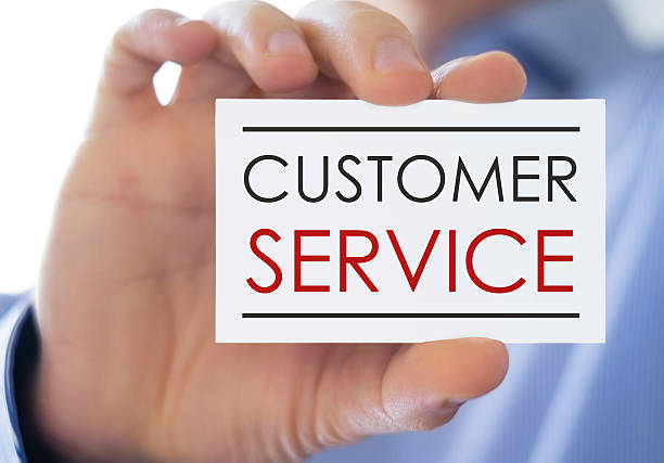 istock costumer service - business card concept 547198632