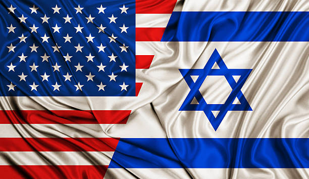 istock Wind flag - USA and Israel 547199666