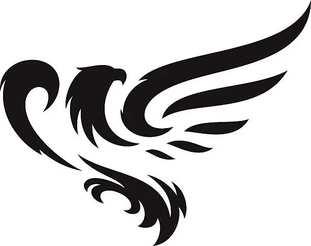 Vector illustration of Eagle mascot