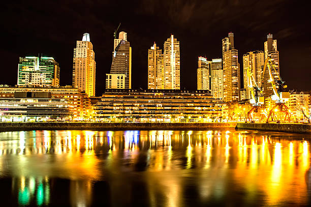 istock Puerto Madero in Buenos Aires at night 547200736