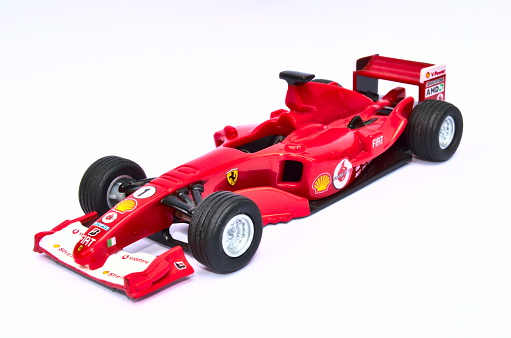 Ferrari F2005 Car Stock - Download Image Now - Formula One Racing, Ferrari, White - iStock