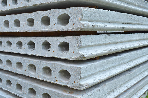 istock concrete plates laying on the ground at building site 547201798