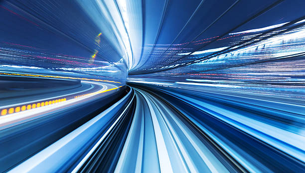istock cityscape and rail track in tokyo from speed train 547203808