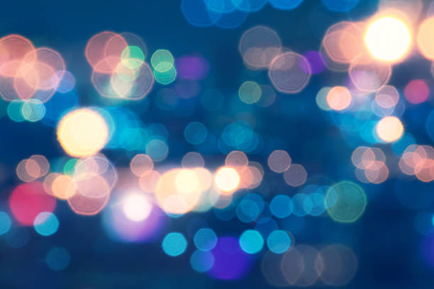 istock City night light bokeh , defocused background. 547205266
