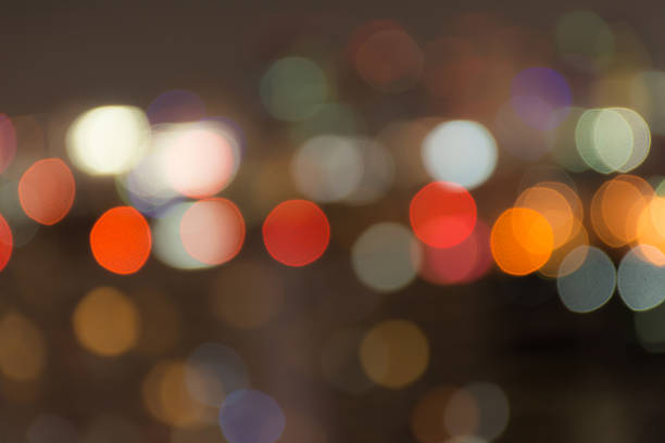 istock City night light blur bokeh , defocused background 547205300