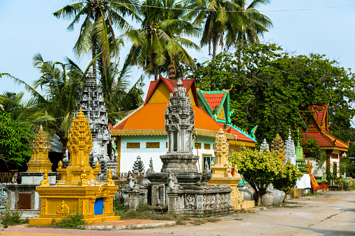 Stupas in Battambang