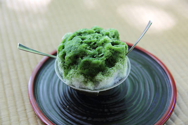 istock Japanese green tea shave ice 547206672