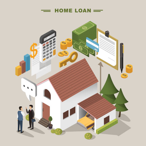 home loan концепция - afford stock illustrations