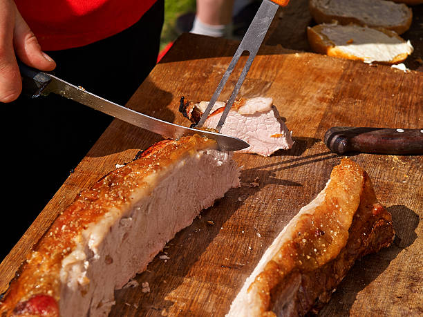istock Gourmet Grill BBQ Crispy roasted pork 547210052