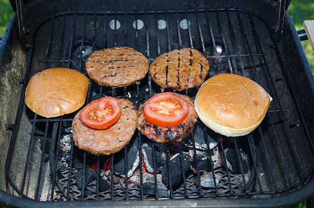 istock Hamburgers on the grill 547214436