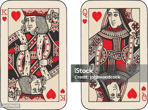 istock King and Queen of Hearts illustration 547214620