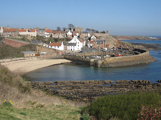 istock Fishing Harbour at Crail, Scotland 547218132