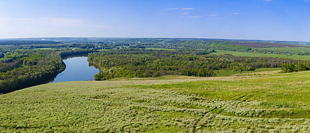istock Panoramic view of the Don River valley. 547221550