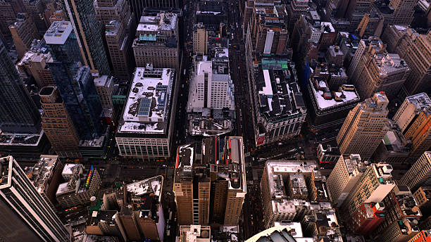 istock New York City Manhattan City Looking down 547223746