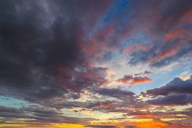istock Beautiful sunset sky. sky background with color of cloud 547223840