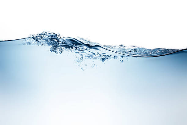 istock Blue water wave and bubbles to clean drinking water 547224110