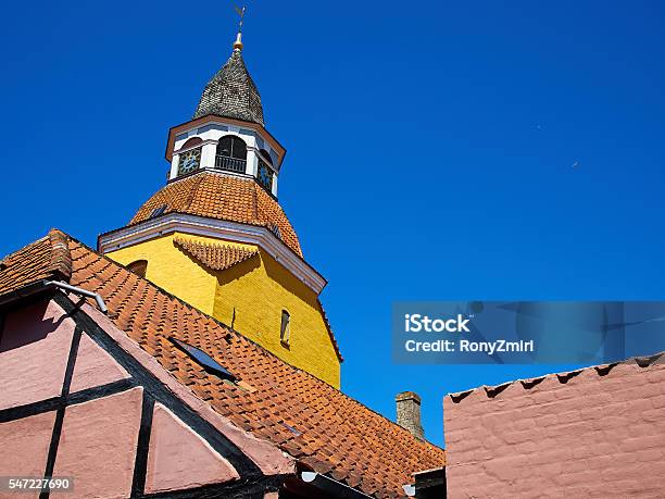 Bell Tower In Faaborg Funen Denmark Stock Photo - Download Image Now - Denmark, Faaborg, Architecture