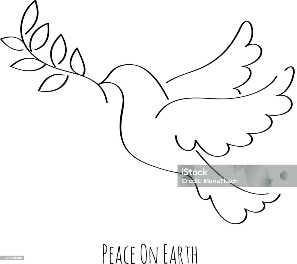 Biểu Tượng Chim Bồ Câu Của Hình Minh Họa Vectơ Hòa Bình Hình minh ...