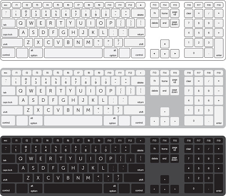 Computer Keyboard, Computer, Computer Key, Vector, Desktop PC