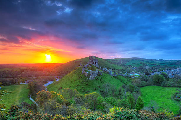 istock Ruins of the Corfe castle in County Dorset, UK 547230834