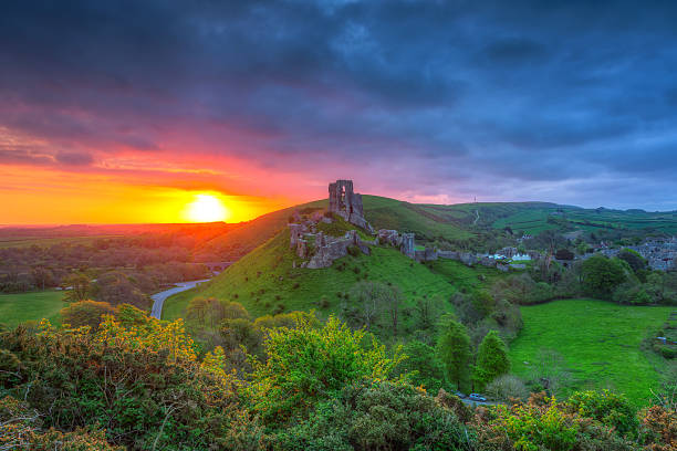 istock Ruins of the Corfe castle in County Dorset, UK 547230976