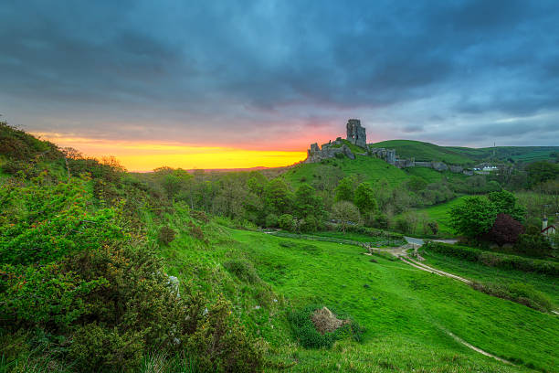 istock Ruins of the Corfe castle in County Dorset, UK 547231044