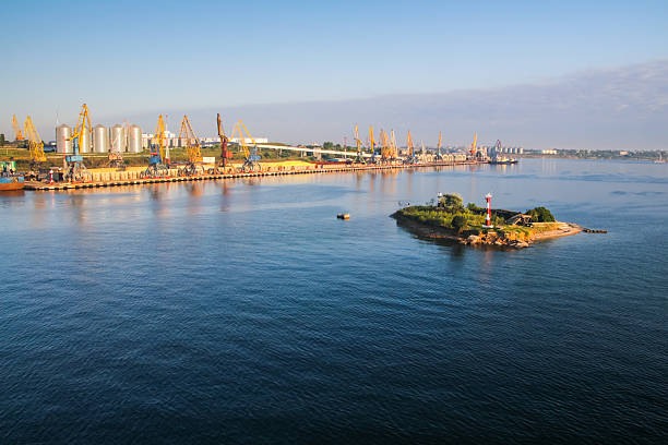 istock view of the sea port 547232298