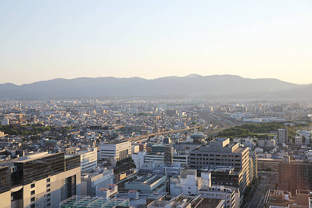 istock Kyoto, Japan cityscape on sunrise 547232676
