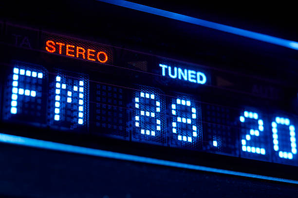 istock FM tuner radio display. Stereo digital frequency station tuned. 547233400