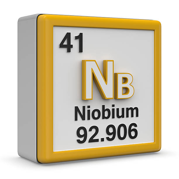 elemento niobio - niobium fotografías e imágenes de stock