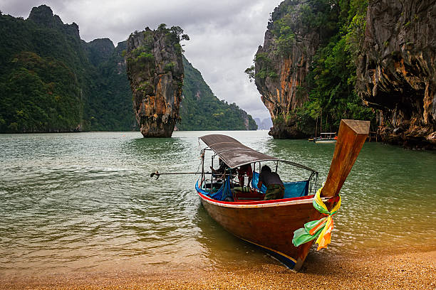 Ko Tapu rock on James Bond Island, Phang Nga Bay, Thailand