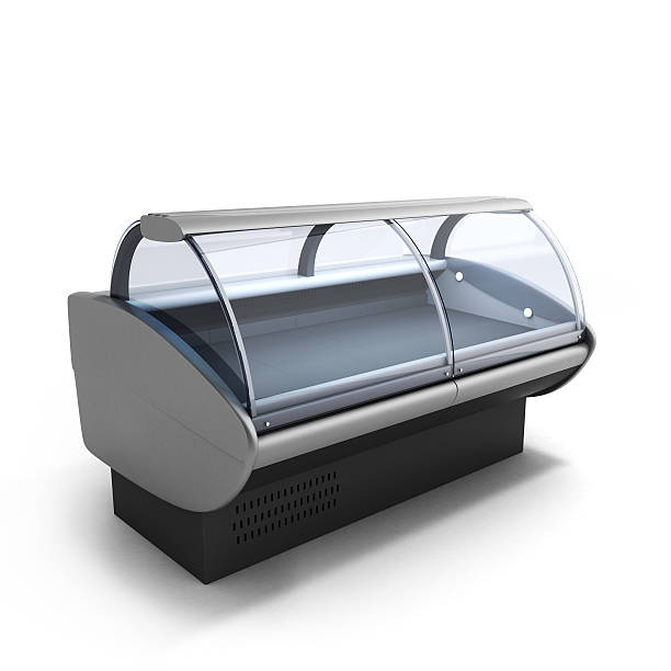 istock food display fridge 3d render on white backgrownd 547238032