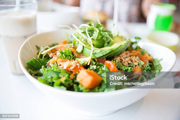 Healthy Salad Stock Photo - Download Image Now - Salad, Cafe, Bowl