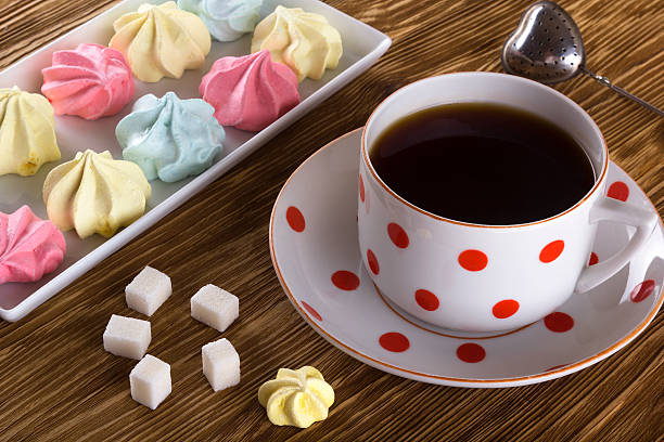 istock Meringue Cookies and cup of tea 547244186