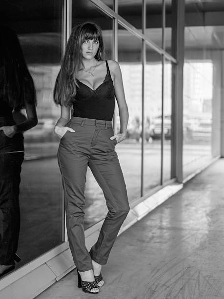 istock Beautiful model on the street 547245624