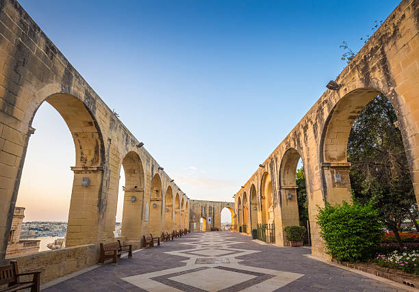 istock Malta - Upper Barrakka Gardens at sunrise 547404468