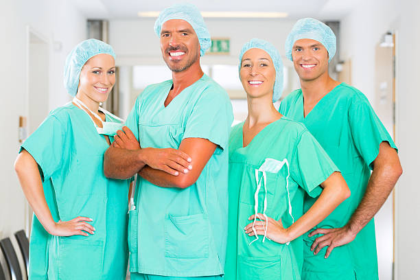 istock Surgeons in Hospital or clinic as team 547404736
