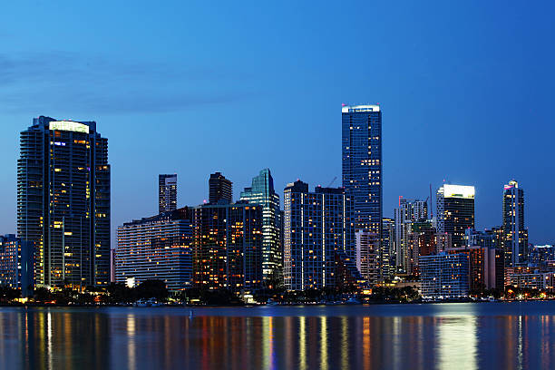 istock Miami, Florida skyline at dusk 547405068