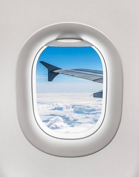istock Looking out the window of a plane 547409942