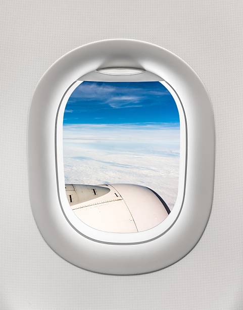 istock Looking out the window of a plane 547410992
