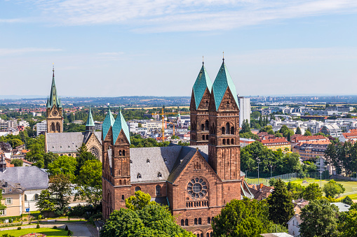 View on the Church of the Redeemer is an Evangelical  church in Bad Homburg, Germany.