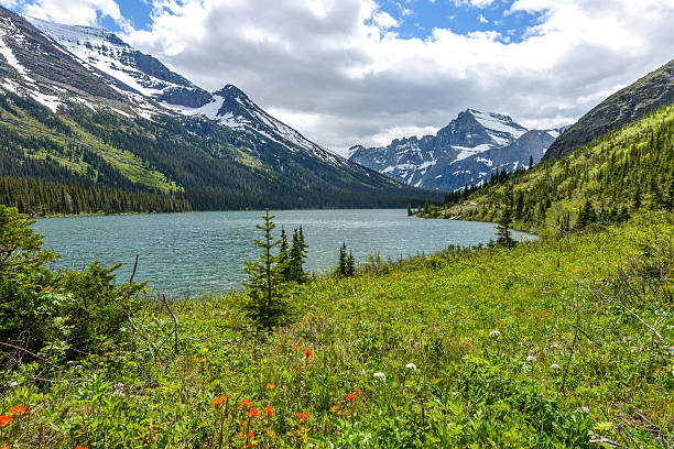 lago josephine - continental divide - fotografias e filmes do acervo