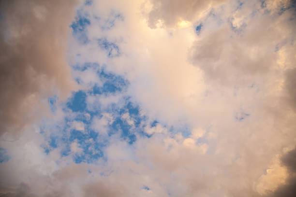 istock Beautiful sunrise and dramatic clouds on the sky. 547419274